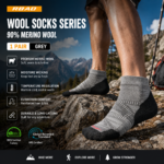 Merino wool hiking socks - Image 2