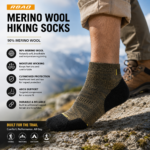 Merino wool hiking socks - Image 3