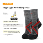 Merino wool hiking socks - Image 4